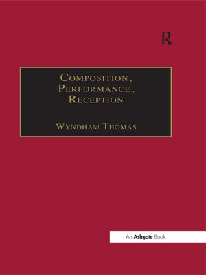 cover image of Composition, Performance, Reception